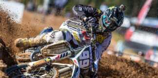 Max Anstie starting to show his potential on factory Husky