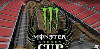 2018 Monster Energy Cup animated track map