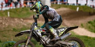 Mel Pocock on top at MX Nationals Preston Docks