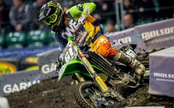 Mixed emotions for Team Oakleaf Kawasaki after Newcastle Arenacross
