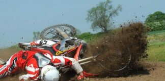 Motocross personal accident insurance cover