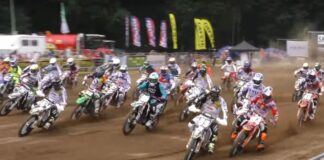 MX2 action from the Dutch Masters of Motocross