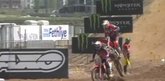 Pauls Jonass crashes after controversial move by title rival Jorge Prado