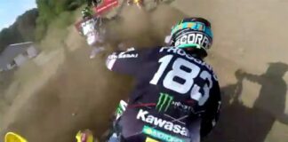 MXGP of Czech Republic Desalle Crash