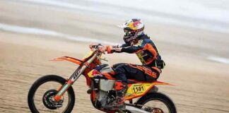Nathan Watson takes second at Le Touquet beach race Nathan Watson Le Touquet 2018