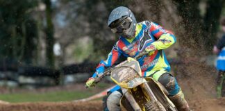 Neville Bradshaw is back on a Suzuki for Hawkstone, but it’s not a two-stroke