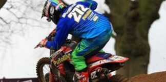 Neville Bradshaw moves to third in the MX2 British Championship
