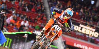 Oldenburg takes fifth spot at Santa Clara SX