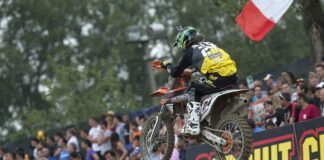 Pauls Jonass holds red plate in Mantova and Simpson debuts on 2016 Factory KTM