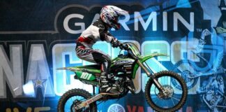 Perfect fourth at Sheffield Arenacross for Pendrich Kawasaki