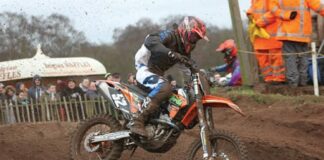 Promising first time out for Mathew Callaghan at Hawkstone International MX