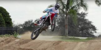 Raw: Brett Cue at the Stewart Compound