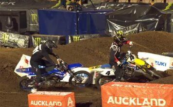 VIDEO: Ricky Carmichael vs Ben Townley at SX Open Auckland 2019