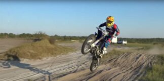 Ripping the 125 ft. Colton Eigenmann on the YZ125