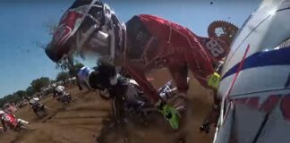 High g-forces revealed in this brutal Pro Motocross crash RJ Hampshire crash at RedBud 2018