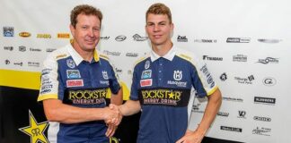 Rockstar Energy Husqvarna Factory Racing sign EMX250 champion