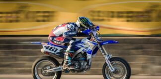 Romain Febvre second in high profile Supermoto appearance