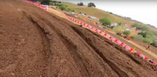 Ryan Villopoto wide open on his YZ125 at Hangtown