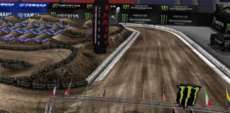 2018 Salt Lake City Supercross Track Map