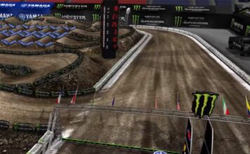 2018 Salt Lake City Supercross Track Map