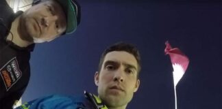 Shaun Simpson lap of Losail circuit Qatar