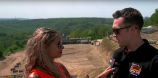 Pit chat with Shaun Simpson at Loket