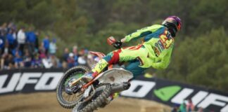 Simpson overcomes adversity to leave Spain seventh in MXGP