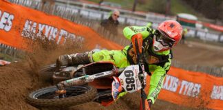 Solid start from Lenoir as he steps up to the premier class at Lyng