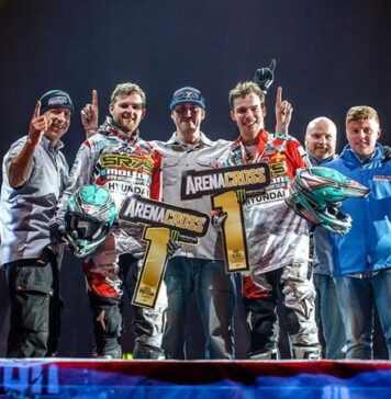 SR75 MOLSON crowned 2015 Arenacross UK Team Champions