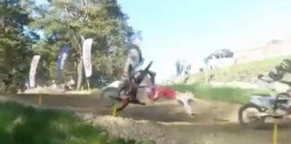 Szymon Staszkiewicz gnarly high-speed crash