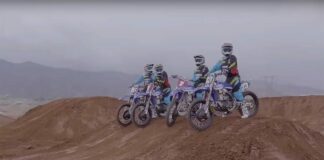 Star Racing Yamaha – behind-the-scenes of the team photo shoot