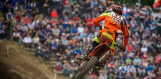 Sterry loses EMX250 Red Plate in freak crash in Germany