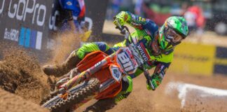 Brutal Lommel can’t stop Adam Sterry from moving into second in the EMX250 championship