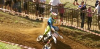 Steven Clarke crash – Blaxhall – Maxxis British MX