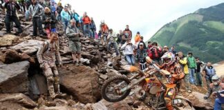 Taddy takes five at Erzberg