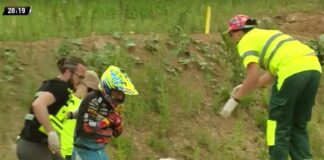 Tony Cairoli crash – MXGP of Latvia 2019