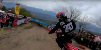 Video: Cairoli vs Gajser ā rumble in Trentino, Italy