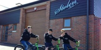 Team Green riding Stolen Bikes, again!