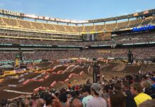 This is what happens when you visit Supercross for the first time
