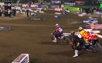 Time Machine: Anaheim SX 2014 – Jason Anderson slams Cole Seely