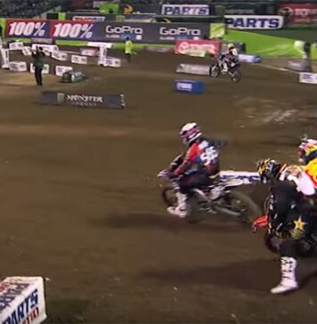 Time Machine: Anaheim SX 2014 – Jason Anderson slams Cole Seely