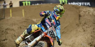 Tony Cairoli comes through Glen Helen tests