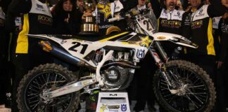 Trackside with Thor athlete Jason Anderson
