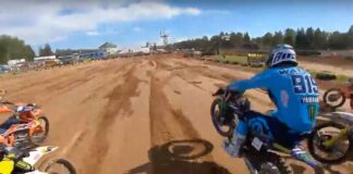 Jago Geerts crash ā goes from last to 11th in Kegums Quali race