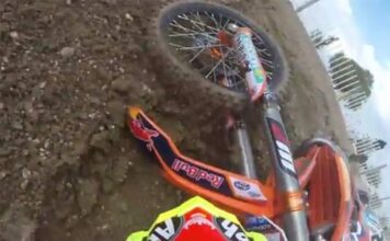Video: 2014 France MXGP class crashes