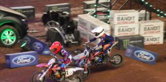 Video: 65cc Youth rider Ollie Colmer AX Birmingham crash