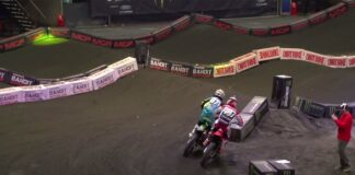 Video: Adam Chatfield vs Fabien Izoird Head-to-Head Glasgow – Monster Energy Arenacross 2016