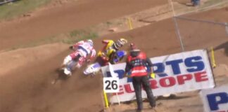 Video: Aleksandr Tonkov 2014 MXoN qualifying crash