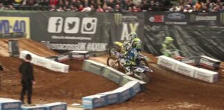 Video: Coulon and Soubeyras Pro Heat 2 close finish – Arenacross Birmingham 2016