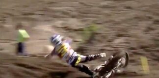 Video: Eli Tomac crashes at 2015 Thunder Valley